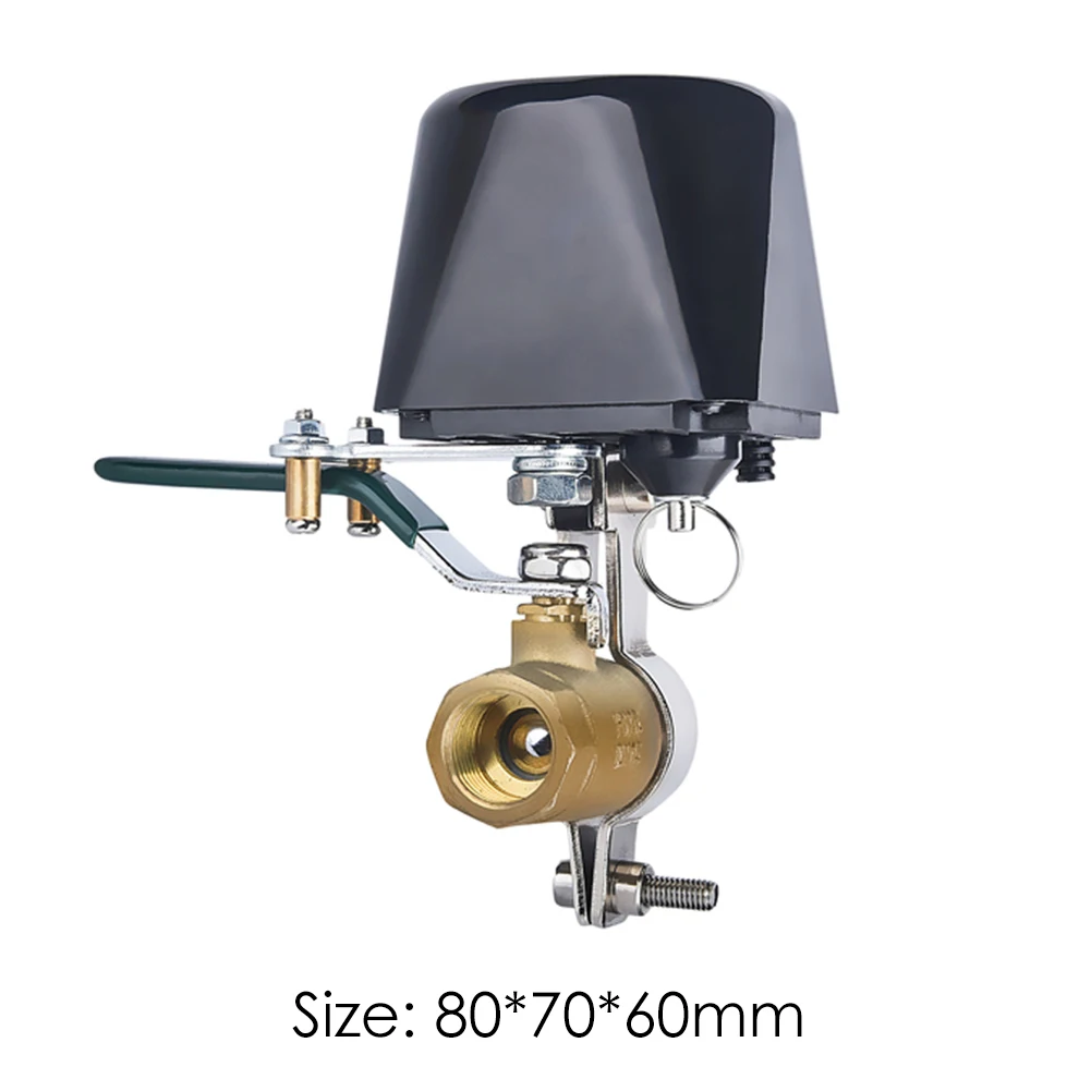 

Remote Control WiFi Water Tuya Smart Valve Gas Automatic Sprinkler Alexa Google ABS Metal Home Valve Shut Off Controller