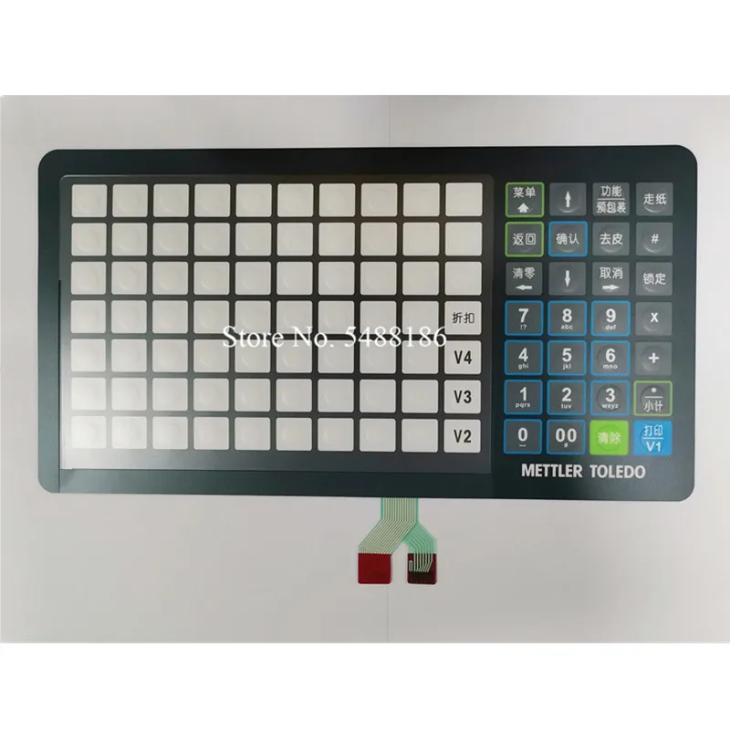 

Китайская клавиатура bplus для весов Mettler Toledo bplus, работает с вешами bplus на других языках