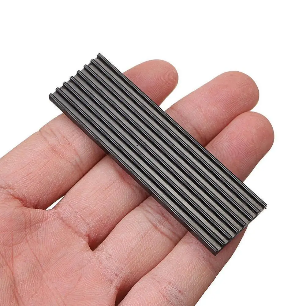 

Black Heat Sink Thermal Pad for N80 NVME NGFF M.2 2280 PCIE SSD Passive Cooling Heat Dissipation Radiator Aluminum