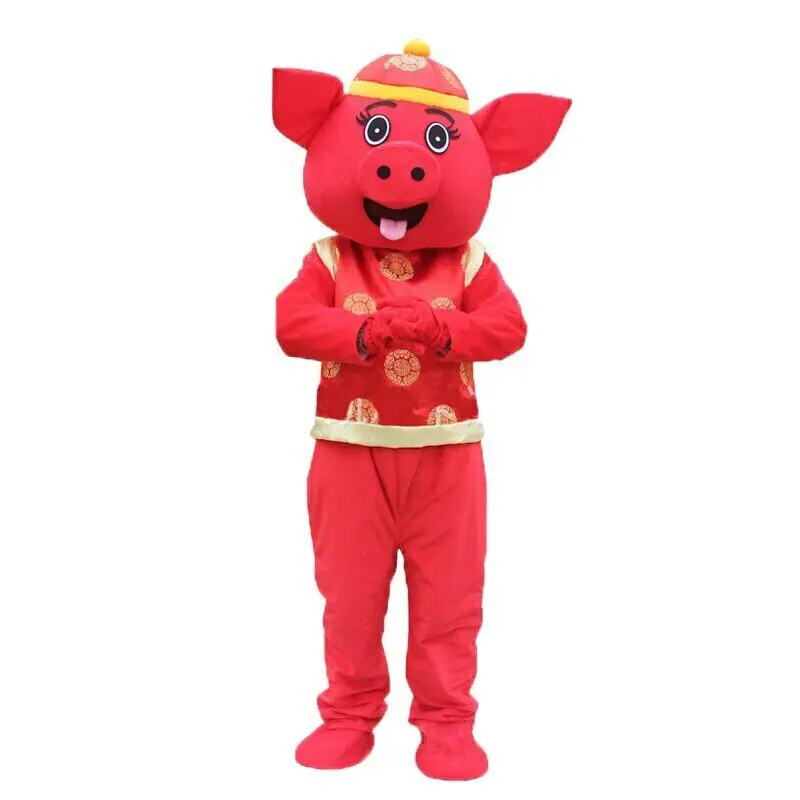 

Pig Mascot Costume Suits Cosplay Party Game Dress Outfits Clothing Advertising Promotion Carnival Halloween Xmas Easter Adults