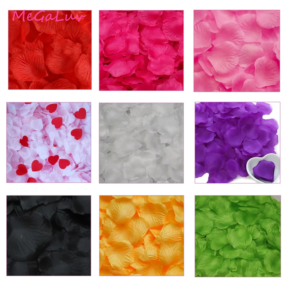 

100PCS Artificial Rose Petals BOBO Balloon DIY Decoration Romantic Valentine's Day Gift Wedding Floral Decoration