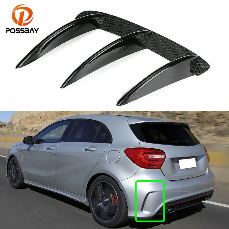 

Сплиттер для заднего бампера Mercedes Benz W176 A200 A250 A260 A45 AMG, 1 пара