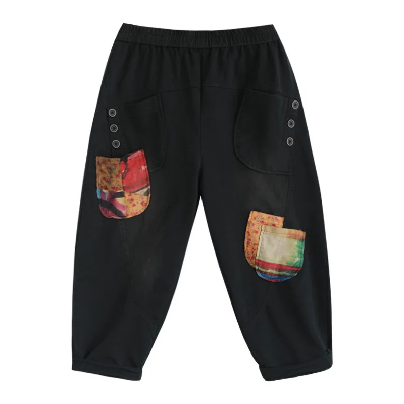 

Max LuLu 2020 Korean Brand Fashion Style Ladies Summer Casual Pants Womens Patchwork Trousers Vintage Oversized Female Pantalons