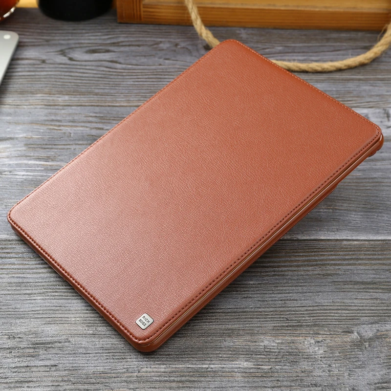 Чехол книжка из натуральной воловьей кожи для планшета iPad 9 7 дюйма 2018