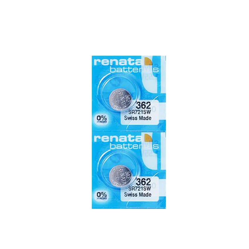 10 шт./лот Renata 362 100% оригинальная новая батарея для часов долговечная SR721SW V362 GP62 AG1