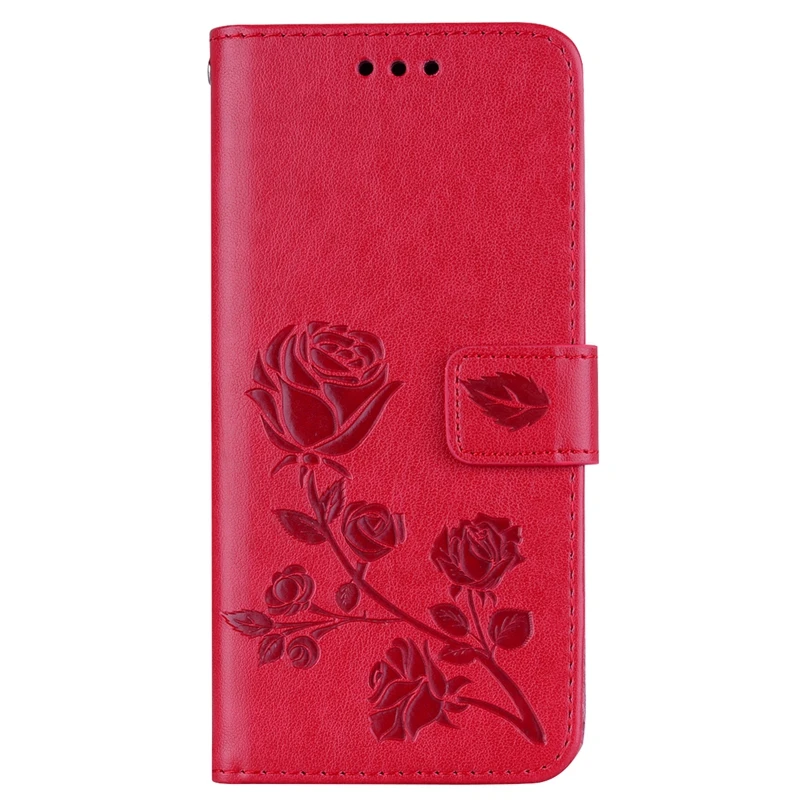 Red Роза цветок кожаный флип чехол для спортивной камеры Xiao mi F1 mi A1 5X A2 Lite 9T Red mi 7 Go K20 6A 7A 8A S2 3S 4A Note 4 4X7 5 6 8 Pro 5A крышка - Цвет: Red