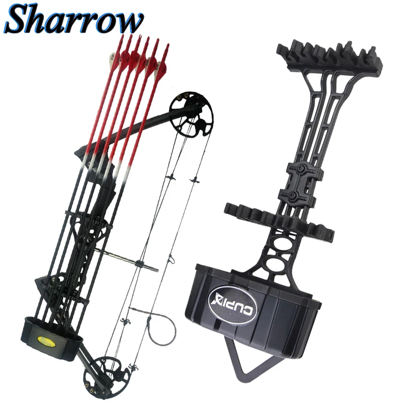 Стрельба из лука блочный лук портативный колчан дэдлок Lite 5-стрела трубка отдыха