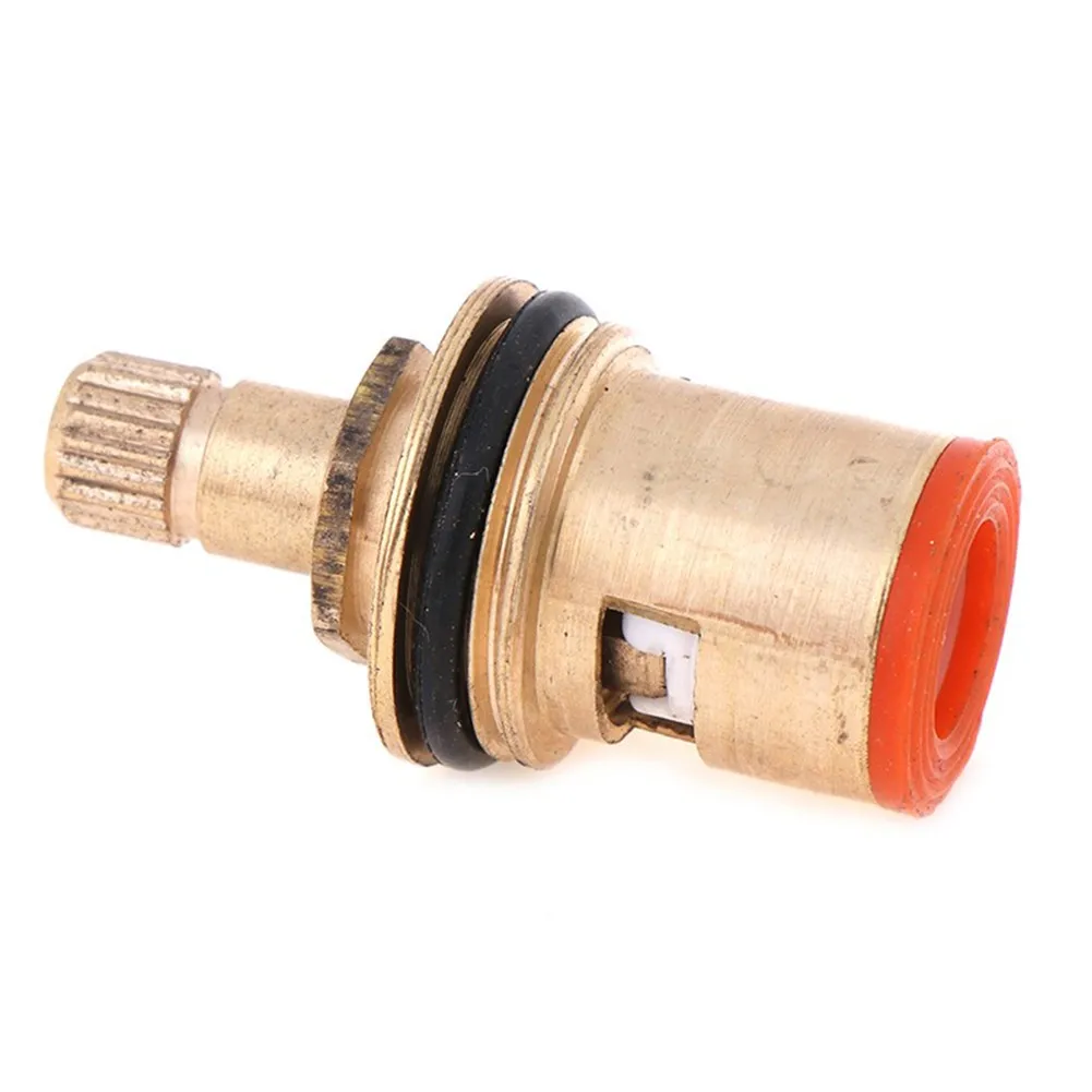 

1/2" 20 Teeth Ceramic Tap Cartridge Disc Quarter Turn Valve Faucet Cartridges Replacement Brass Valve Bathroom Faucet Accessory