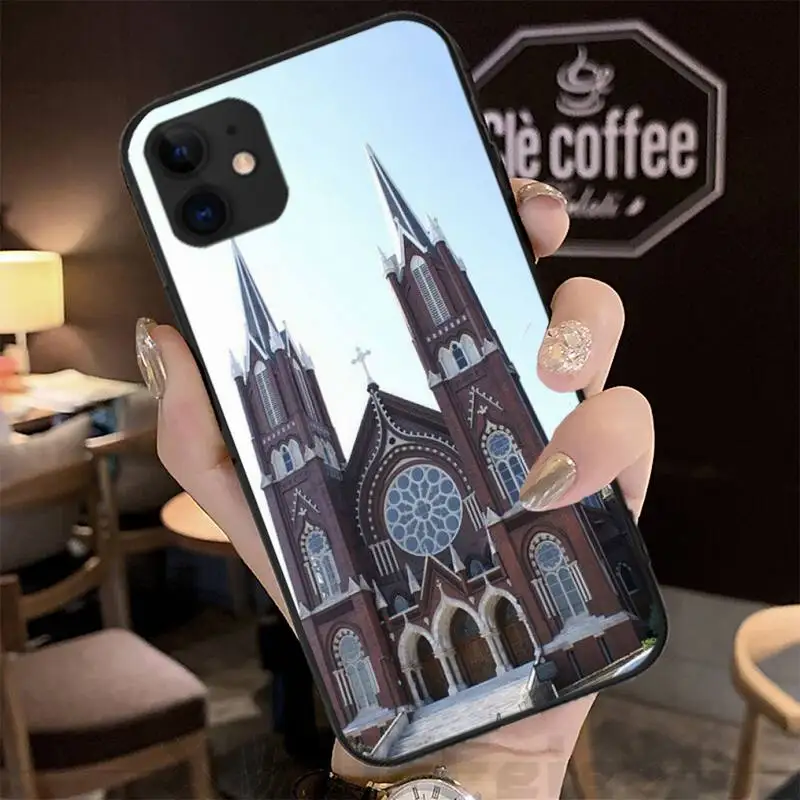 

St Joseph's Catholic Church Phone Black Case Shell Back For Iphone 12 11 PRO MAX X XS XR 4S 5S 6S 7 8 PLUS SE 2020 Cases Cover
