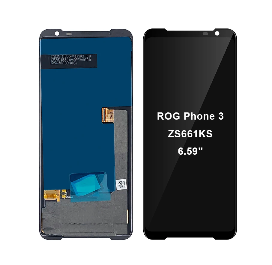 6 59 original for asus rog phone 3 zs661ks amoled lcd display touch screen digitizer assembly for asus zs661ks free global shipping