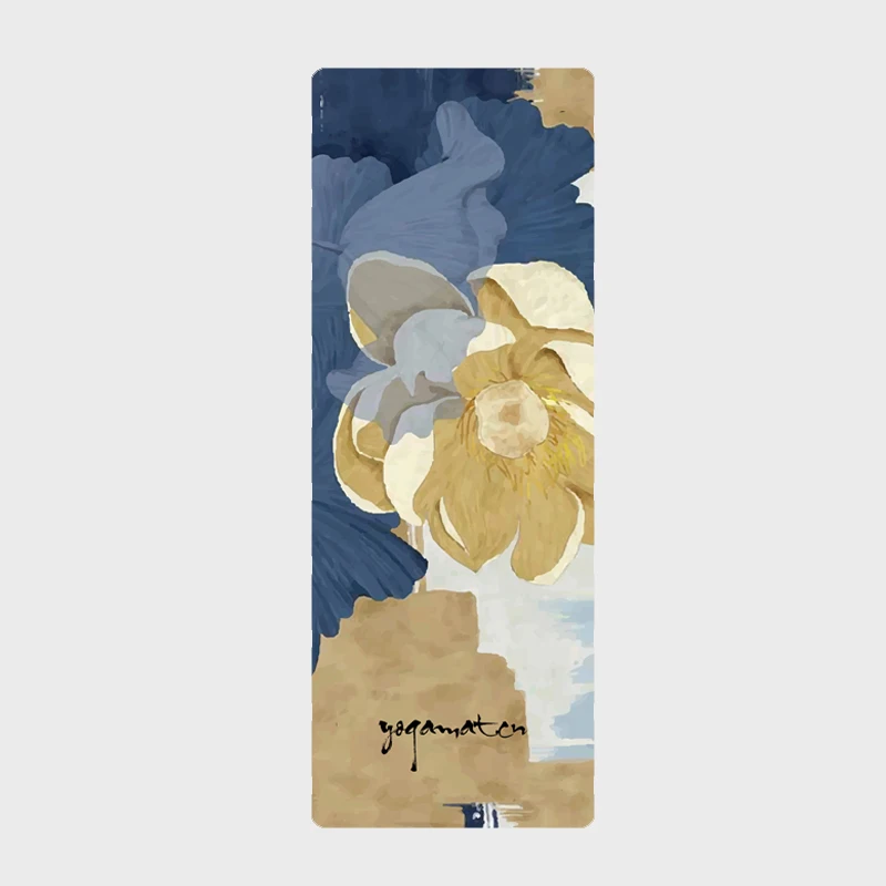 7 мм ТПЭ замшевый коврик для занятий йогой нескользящий фитнес мужчин и женщин