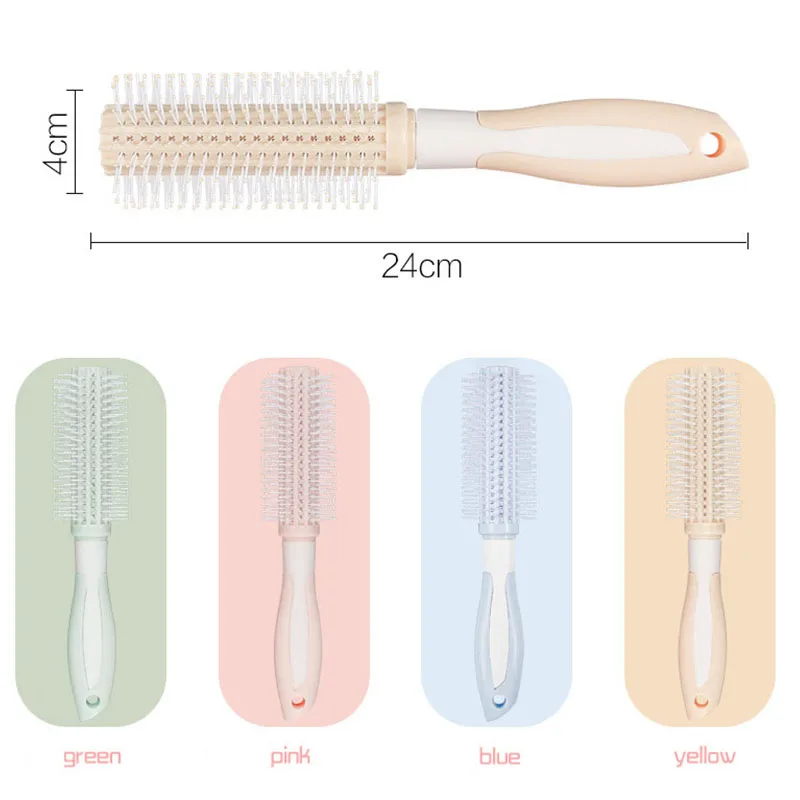 

Spiral Plastic Roller Curly Hair Comb Hair care massage scalp Hairbrush Solve Dry Frizz Dressing Professional Salon Barber Comb