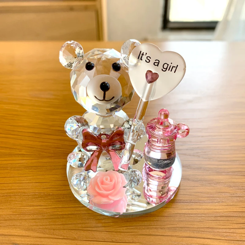 Новинка хрустальные украшения Хрустальная Фигурка животного красивое украшение