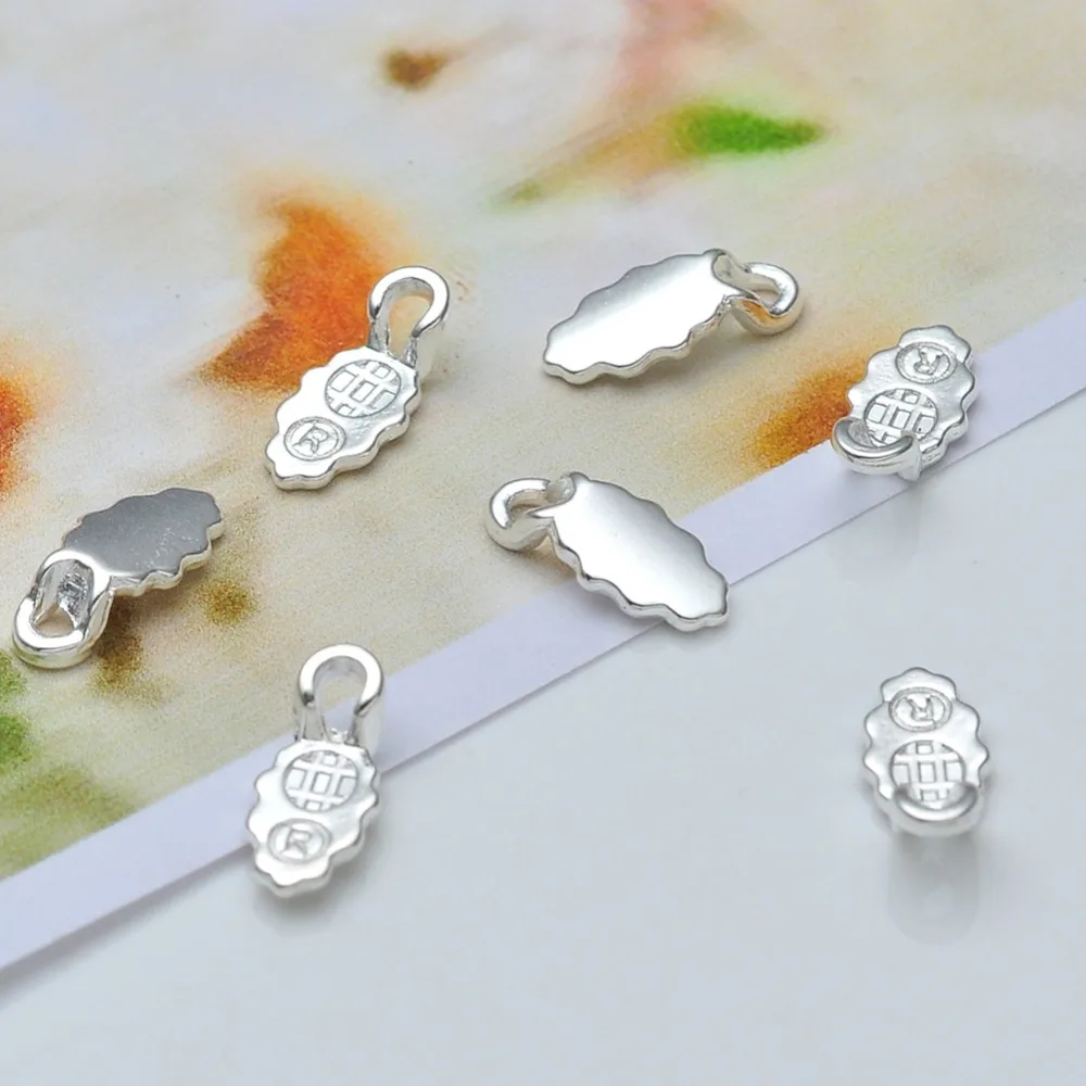 100 шт. серебряные подвески для стеклянной плитки 13 5 мм * 6 3 мм|glue on bail earings|glue bailglue