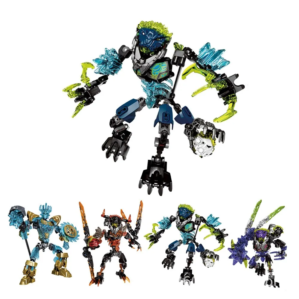 

Bionicle Storm Beast Qurke Beast Figures Building Block Compatible With Lepining 71314 Bioniclemask Toys For Children Gift