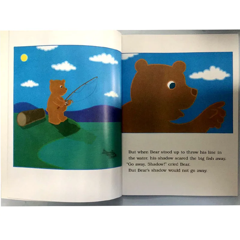 Moonbear's Shadow By Frank Asch обучающая английская книга с рисунками карта для детей