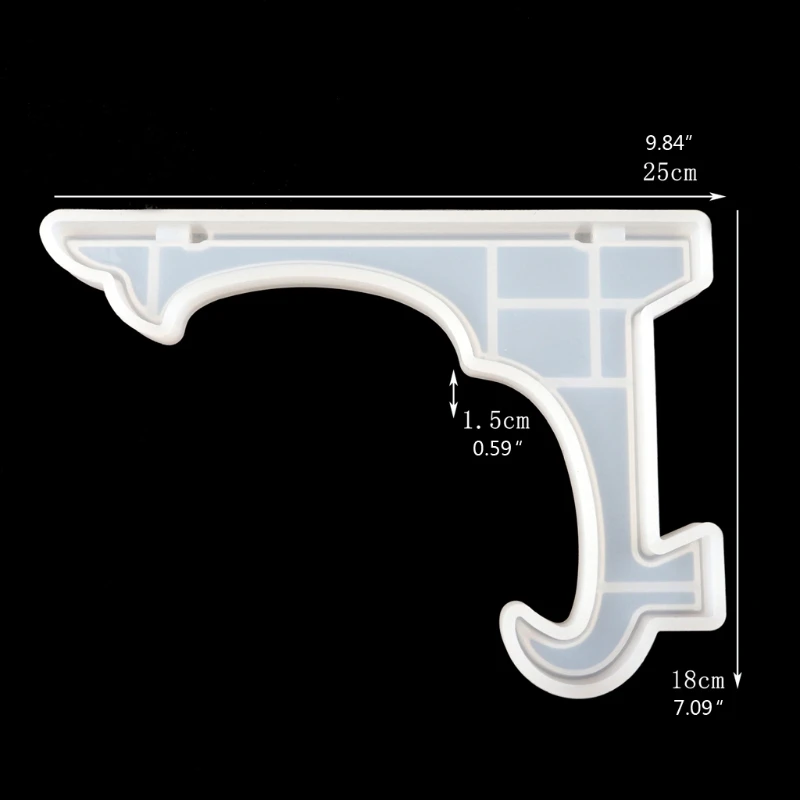 

2Pcs 10 inch Display Stand Pictures Frame Holder Silicone Epoxy Resin Casting Mold Artworks Easels Holder Mold Kit Tools