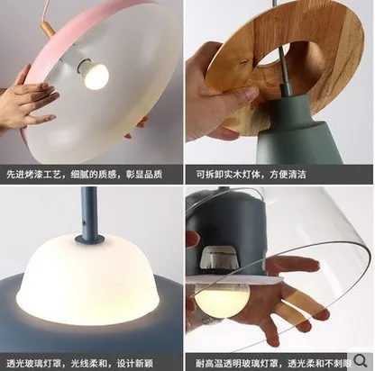 

Modern Nordic Minimalist Creative Hanging Lights Bar Lighting Living Room Lamps Dining Room Fixtures Restaurant Pendant Lights