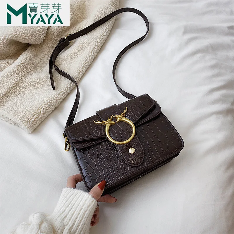 MAIYAYA/кожаные сумки через плечо для женщин Новинка 2019 года сезон весна корейский