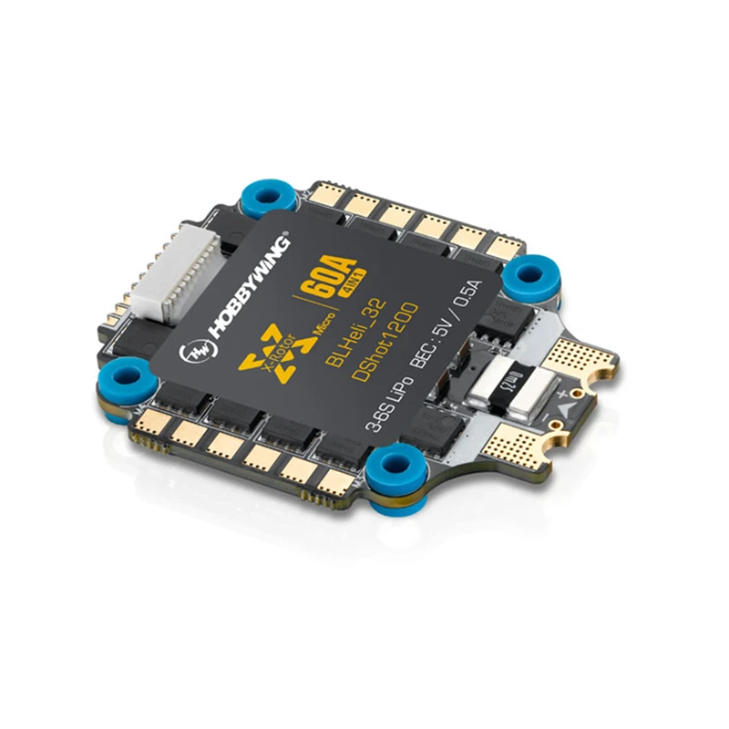 Оригинальный Контроллер полета Hobbywing XRotor F4 G3 с Micro 60A 4in1 BLHeli-32 DShot1200 для FPV гоночного