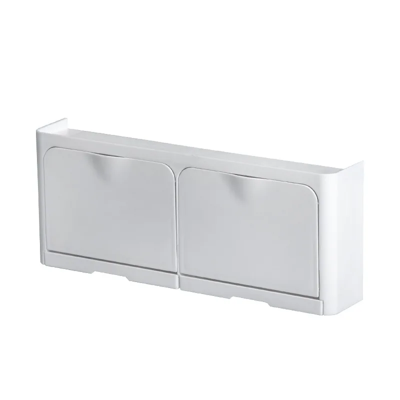 

Bathroom Shelf Wc Wall Mounted Soap Box Dish Storage Plate Tray Holder Case Kitchen Bathroom Put Mobile Phone Tray Accessories