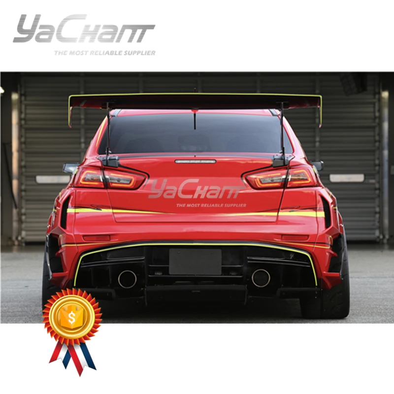 Спойлер для багажника из углеродного волокна 1600 мм подходит 2008 2017 Lancer Evolution X VS Euro