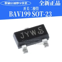 10 шт./лот BAV199 215 JYW SOT 23 3 85V/160mA Новый оригинал в наличии|Компоненты