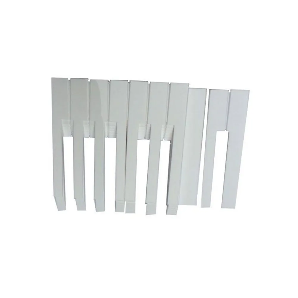 

52pcs Piano Keytops White Pianos Keytop Repair Replacement Accessories 1 Set 52 Keys With A Glossy Finish For Most Keyboards