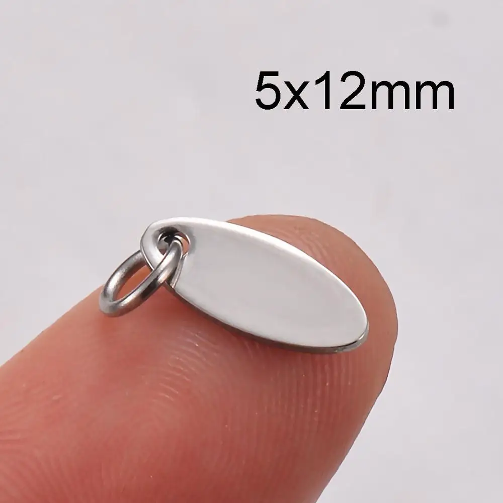 Небольшие логотипы из нержавеющей стали на заказ бирки для украшений дисковые