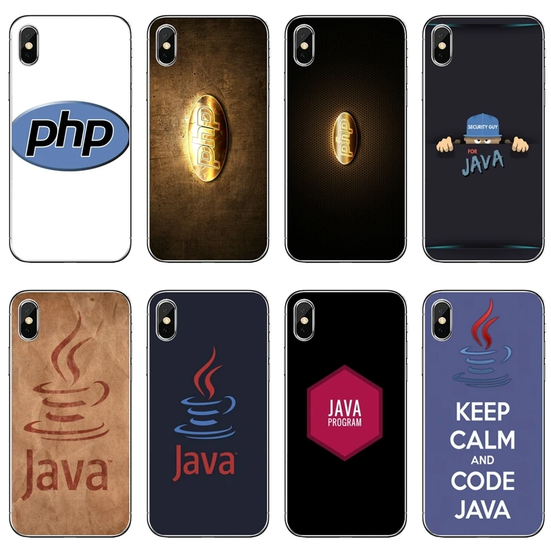 Силиконовый чехол с логотипом программной программы PHP JAVA для Xiaomi Redmi S2 7 7A K20 6 6A 5A 4A