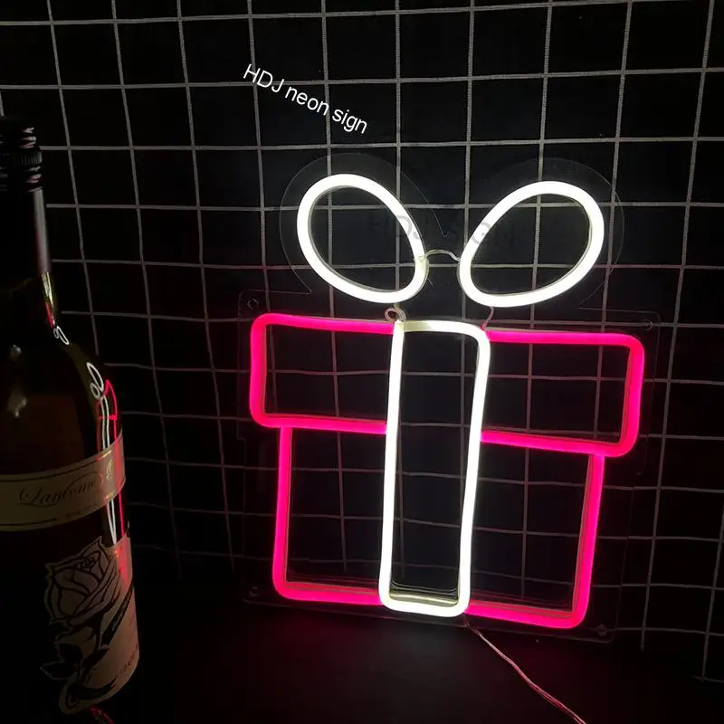 Подарочный логотип индивидуальный светодиодный неоновый декор для бара дома