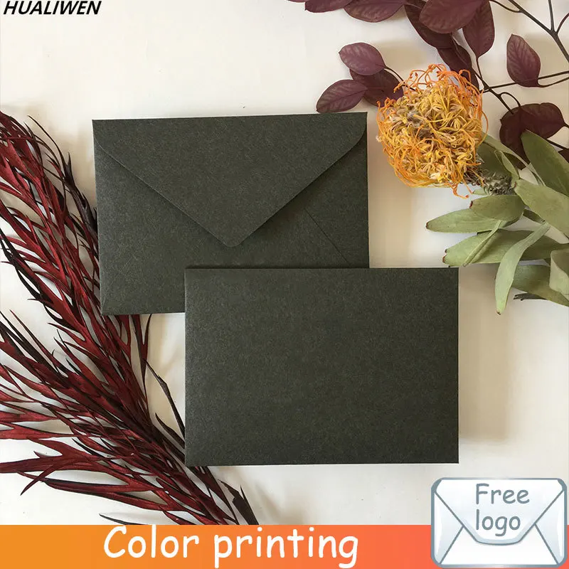 

Envelope Custom Black Dark Gray Lining Paper Envelope Business Envelope For Invitation Envelope Message Card Greeting Card Cover