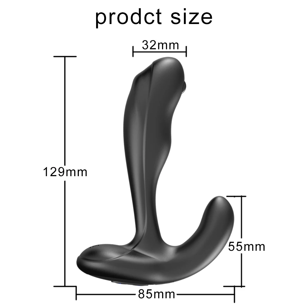 Беспроводной дистанционный Анальный вибратор 7 скоростей массаж простаты
