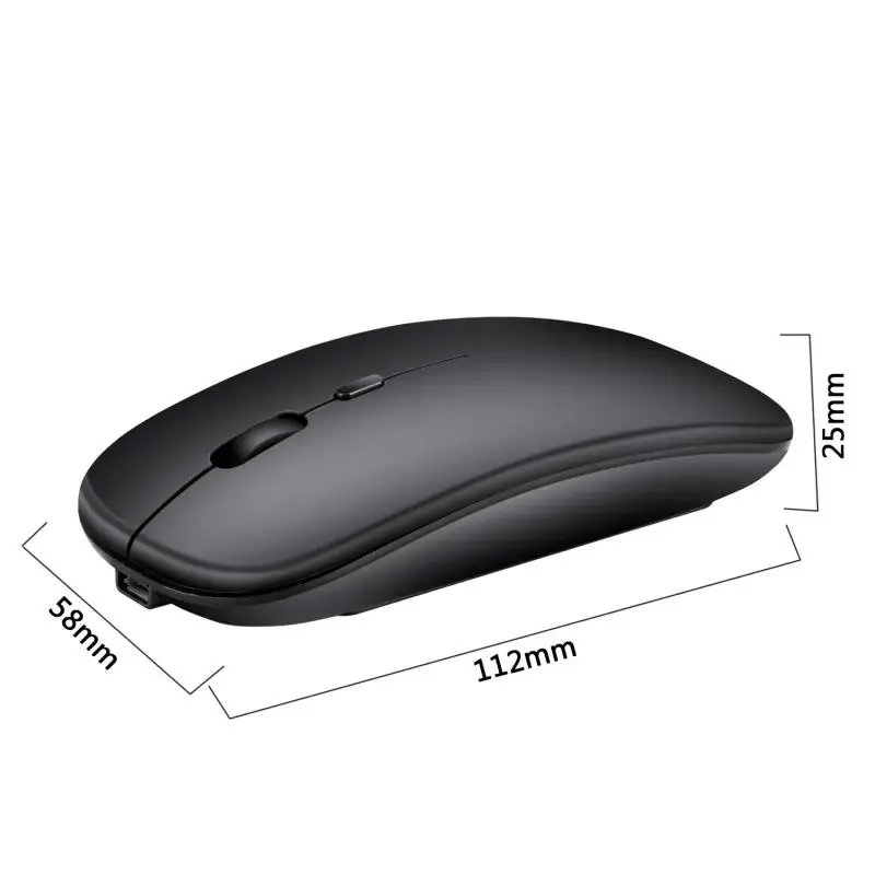 

New 2.4G Wireless Mouse Rechargeable Charging Ultra-Thin Silent Mouse Game Office Gamer Mice Opto-electronic For Home Office