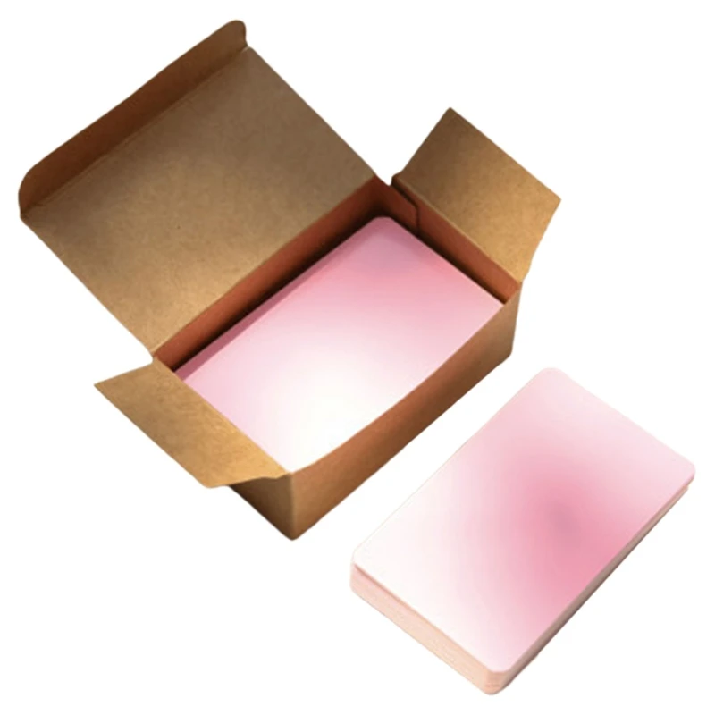 

B2RC 100 Sheets/Box Paper Message Card Blank Handwritten Memo Notecards Gift Postcard