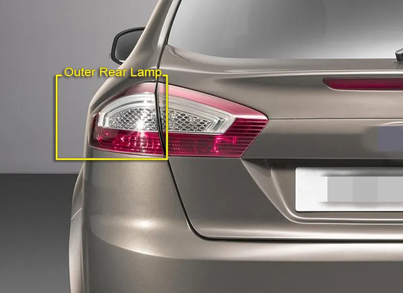 1 шт. слева внешний задний светильник BS71 13405 AC для Ford Mondeo Fusion 2011 2012|rear tail light|side lamptail