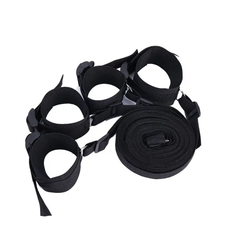 1 Набор из искусственной кожи бондаж ограничители свободы комплект Пар Флирт SM