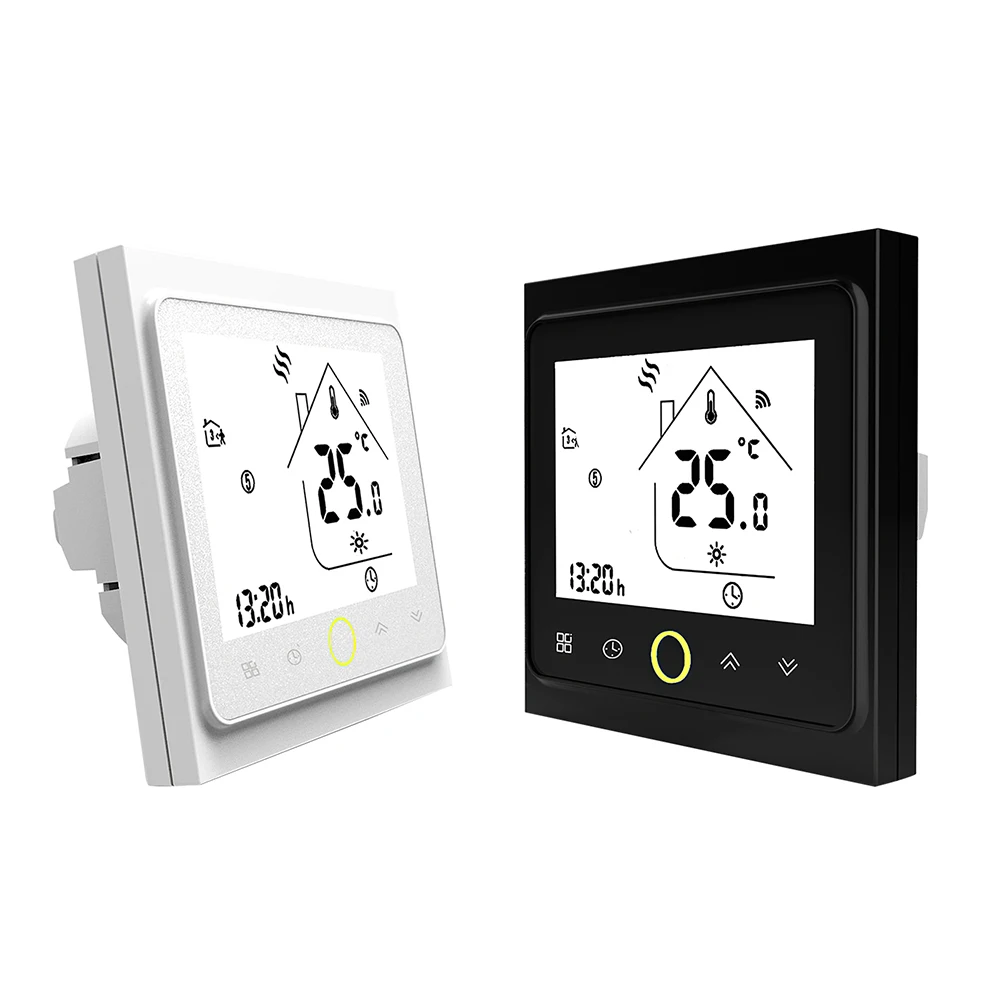 Умный термостат для теплого пола воды газового котла работает с Alexa Google Home