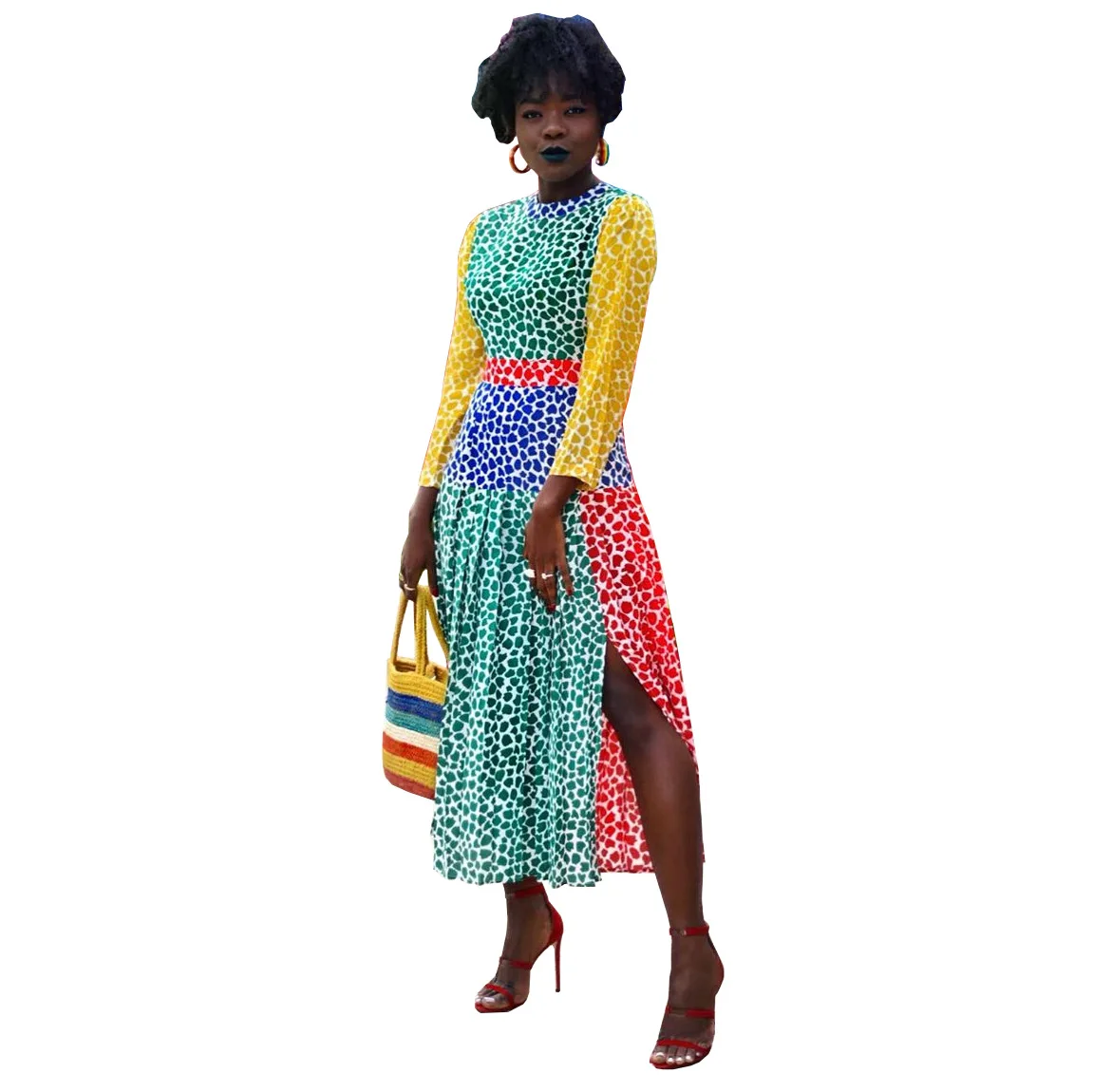 Африканские платья для женщин 2020 офисное женское платье большого размера в