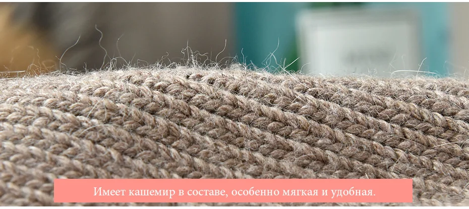 Женские шапки с двумя помпонами ENJOYFUR, мягкие теплые шапки с помпонами из натурального меха, для зимы