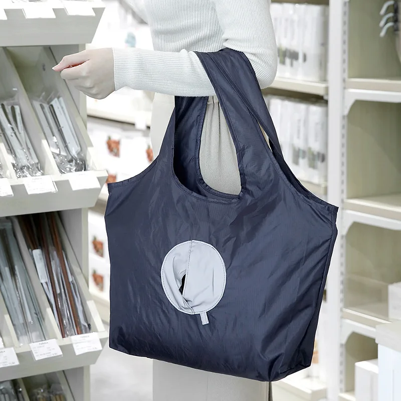 Hand Cloth Bag Portable Foldable Shopping Bag Eco-friendly Grocery Bag Reflective Waterproof Shopping Bag