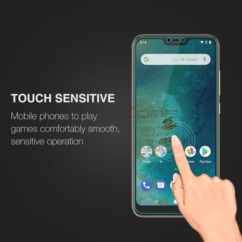 Закаленное стекло 9H с нанопокрытием для экрана телефона Xiaomi Mi A2 Lite Защитная