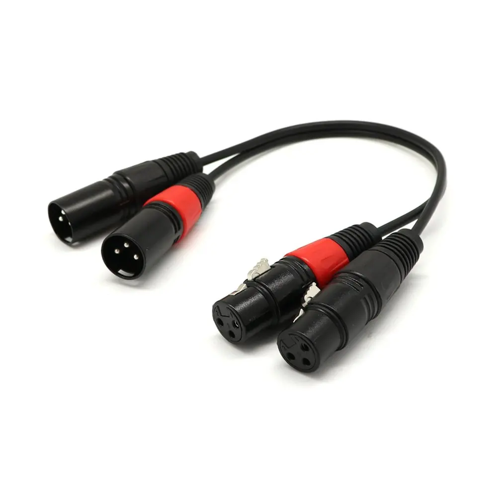 3 Pin зарядный кабель с разъемом папа Женский пушка аудио стерео баланс