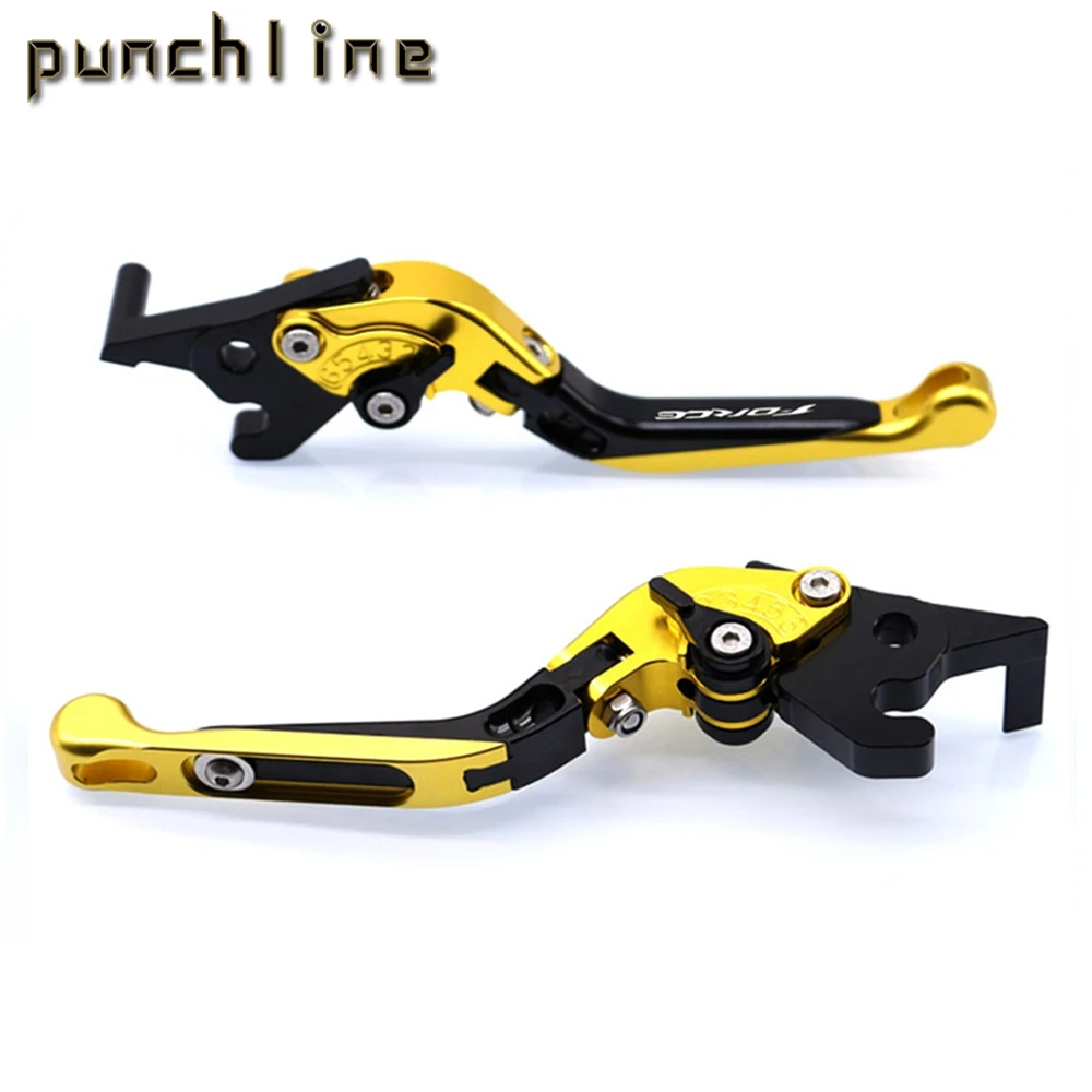 

Fit FORCE155 2017-2021 Clutch Levers For YAMAHA FORCE 155 Folding Extendable Brake Levers