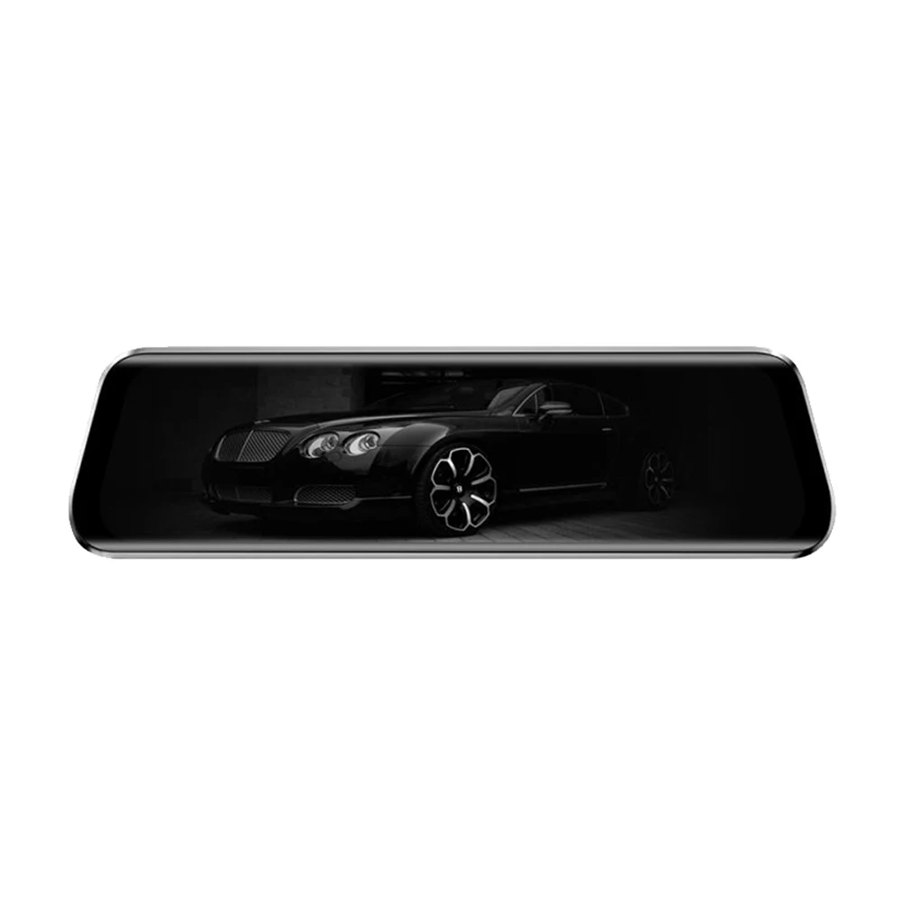 9.66 Inches 1080P Car Camera Recorder Rear Mirror DVR Camcorder Wide Angle Vehicle View Backup |