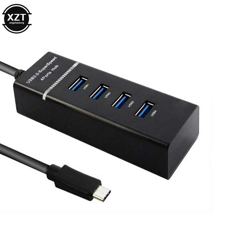 USB-разветвитель с 4 портами 3 0 дюйма Type-c |