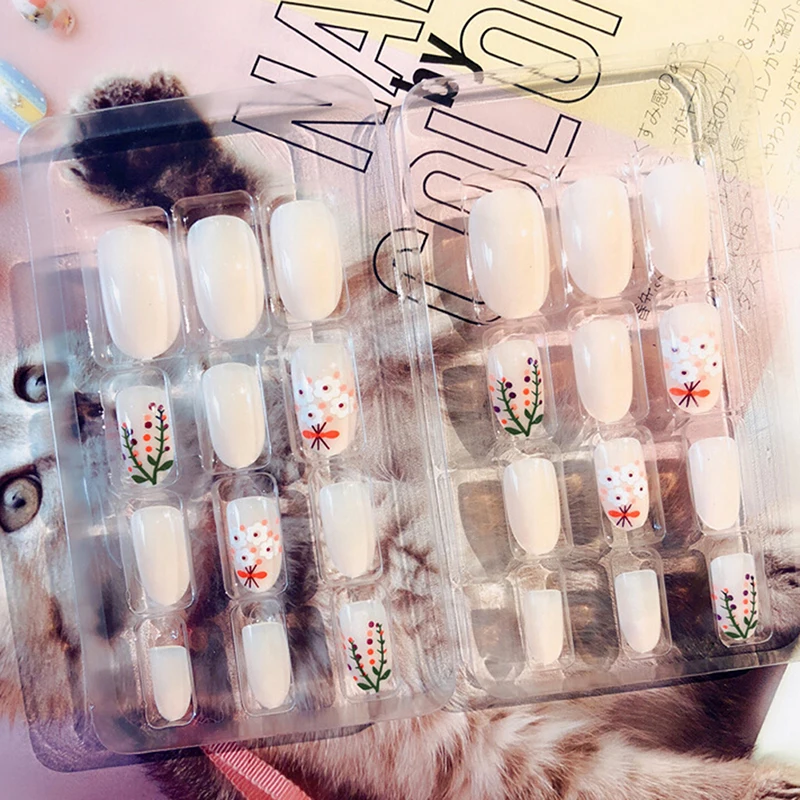 Полезная мода 24 шт. накладные ногти Советы DIY художественные инструменты