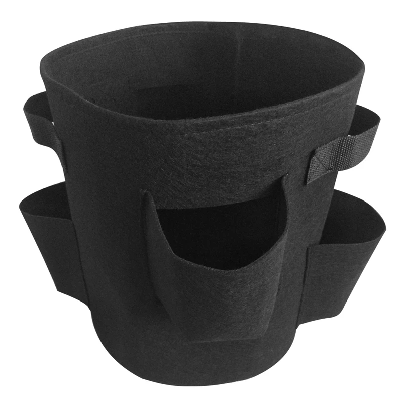 Мешки для выращивания клубники 5 галлонов сумка посадки уличная мешки цветов |