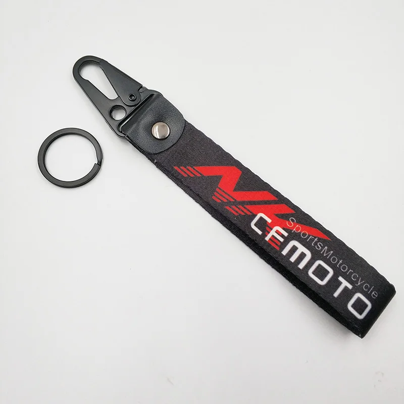 

Motorcycle Car Key Ring Ribbon Hanging Buckle Metal Buckle for NK KTM momo tein jdm viv Personality Cool Practical Ornaments