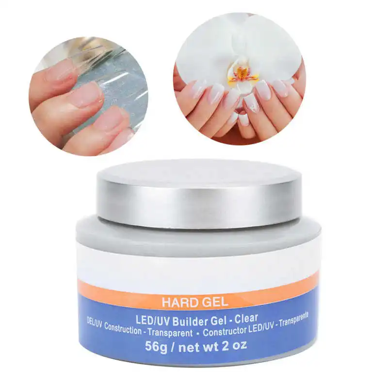 

56g UV Extension Gel Glue Professional Multifunctional DIY Nail Art Quick Drying Anti Yellowing Manicure Extension Glue 2.0oz